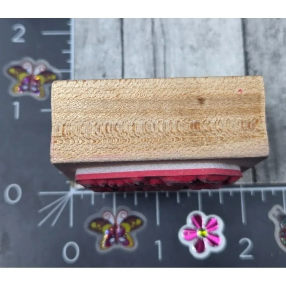 I Believe In Santa Christmas Holiday Rubber Stamp Wood #K38
